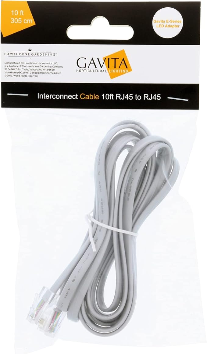 Gavita Interconnect Cable 10ft